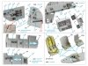 Quinta Studio QD48561 Boeing B-17G 3D-Printed & coloured Interior on decal paper (HK models) 1/48